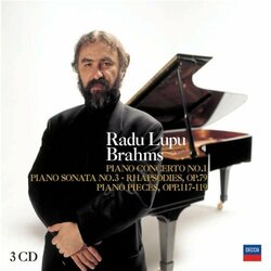 Johannes Brahms / Radu Lupu Piano Concerto No.1 • Piano Sonata No. 3 • Rhapsodies, Op. 79 • Piano Pieces, Opp. 117-119 Vinyl LP