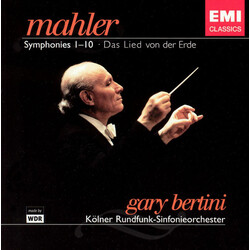 Gustav Mahler / Kölner Rundfunk-Sinfonie-Orchester / Gary Bertini Symphonies 1-10 · Das Lied Von Der Erde Vinyl LP