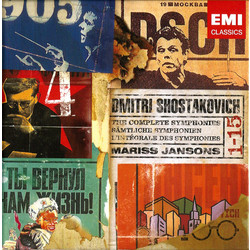 Dmitri Shostakovich / Mariss Jansons The Complete Symphonies - Sämtliche Symphonien - L'Intégrale Des Symphonies Vinyl LP
