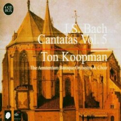 Johann Sebastian Bach / Ton Koopman / The Amsterdam Baroque Orchestra And Choir Cantatas Vol. 5 Vinyl LP