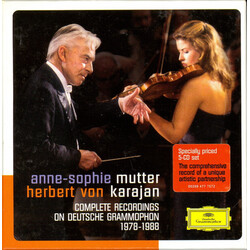 Anne-Sophie Mutter / Herbert von Karajan Complete Recordings On Deutsche Grammophon 1978 - 1988 Vinyl LP