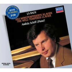 Johann Sebastian Bach / András Schiff The Well-Tempered Clavier Vinyl LP