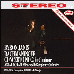 Byron Janis / Sergei Vasilyevich Rachmaninoff / Antal Dorati / Minneapolis Symphony Orchestra Concerto No. 2 In C Minor Vinyl LP