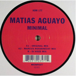 Matias Aguayo Minimal Vinyl LP