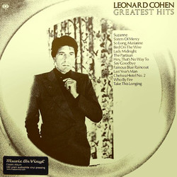 Leonard Cohen Greatest Hits Vinyl LP