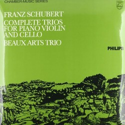 Franz Schubert / Beaux Arts Trio Complete Trios For Piano, Violin And Cello Vinyl 2 LP