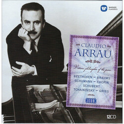 Claudio Arrau / Ludwig van Beethoven / Johannes Brahms / Robert Schumann / Frédéric Chopin / Franz Schubert / Pyotr Ilyich Tchaikovsky / Edvard Grieg 