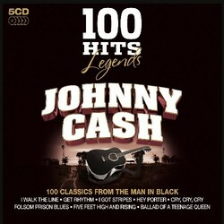 Johnny Cash 100 Hits Legends Johnny Cash Vinyl LP