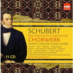 Franz Schubert Schubert Das Geistliche & Weltliche Chorwerk Vinyl LP