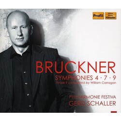 Anton Bruckner / Gerd Schaller / Philharmonie Festiva Symphonies Nos. 4, 7, 9 Vinyl LP