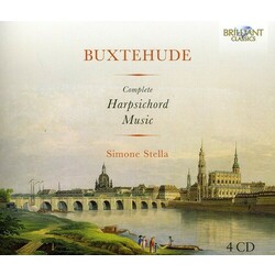 Dieterich Buxtehude / Simone Stella Complete Harpsichord Music Vinyl LP