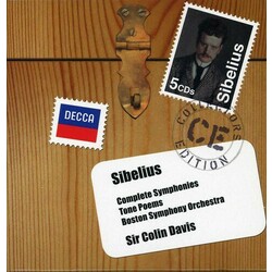 Jean Sibelius / Boston Symphony Orchestra / Sir Colin Davis Complete Symphonies - Tone Poems Vinyl LP