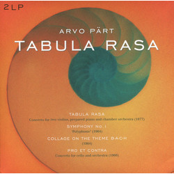 Arvo Pärt Tabula Rasa Vinyl 2 LP