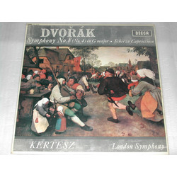Antonín Dvořák Symphony No. 8 (No.4 In G Major) / Scherzo Capriccioso Vinyl LP