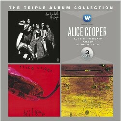 Alice Cooper Triple Album Collection =Killer / School'S Out / Love It To Death= 3 CD