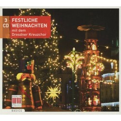 Dresdner Kreuzchor Festliche Weihnacht Works By Bach/Schuetz/Mauersberger 3 CD