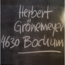 Herbert Grönemeyer 4630 Bochum Vinyl LP