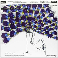 Igor Stravinsky / Ernest Ansermet / L'Orchestre De La Suisse Romande Symphony In C / Symphony In Three Movements Vinyl LP