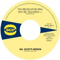 Gil Scott-Heron The Revolution Will Not Be Televised Vinyl LP