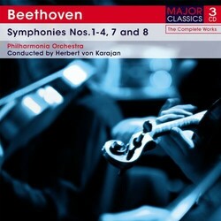 Beethoven Symphonies No.1-47&8 Philharmonia Orchestra/Herbert Von Karajan 3 CD