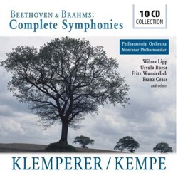 Ludwig van Beethoven / Johannes Brahms / Philharmonia Orchestra / Münchner Philharmoniker Complete Symphonies Vinyl LP