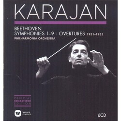 Ludwig van Beethoven / Philharmonia Orchestra / Herbert von Karajan Symphonies 1-9 / Overtures: 1951-1955 Vinyl LP