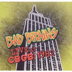Bad Brains Live At CBGB 1982 Vinyl LP