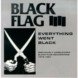Black Flag Everything Went Black Vinyl 2 LP