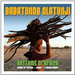Babatunde Olatunji Rhythms Of Africa: Drums Of Passion * Zungo! * Flaming Drums! Vinyl LP