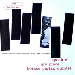 Horace Parlan Quintet Speakin' My Piece Vinyl LP