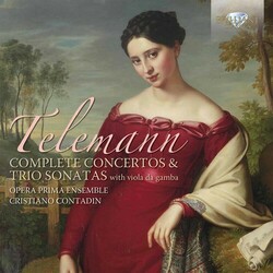 Georg Philipp Telemann / Opera Prima (5) / Cristiano Contadin Complete Concertos And Trio Sonatas Vinyl LP