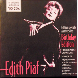 Edith Piaf Edition Spéciale Anniversaire * Birthday Edition Vinyl LP