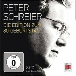 Peter Schreier Die Edition80Th Birthday Anniversary -Cd+Dvd- 9 CD