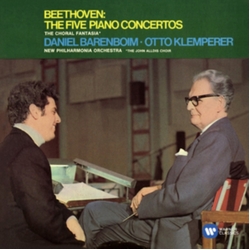 Ludwig van Beethoven / Daniel Barenboim / Otto Klemperer Piano Concertos 1-5 - Choral Fantasia Vinyl LP