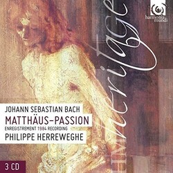 Johann Sebastian Bach / Philippe Herreweghe Matthäus-Passion Vinyl LP