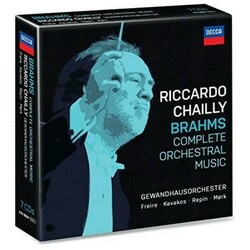 Brahms J. Complete Orchestral Works Gewandhausorchester Leipzig/Riccardo Chailly 7 CD
