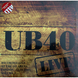 UB40 Live At The O2 Arena London. 12.12.2009 Volume 2 Vinyl 2 LP