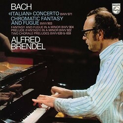 Johann Sebastian Bach / Alfred Brendel <<Italian>> Concerto BWV 971 / Chromatic Fantasy And Fugue BWV 903 Vinyl LP