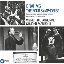 Johannes Brahms / Wiener Philharmoniker / Sir John Barbirolli The Four Symphonies, Tragic Overture, Academic Festival Overture, Variations On A Theme 