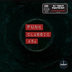 Various Punk Classic 45s Vinyl 10 LP
