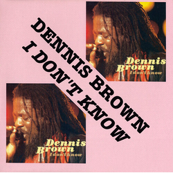 Dennis Brown I Don'T Know Vinyl LP