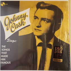 Johnny Cash Sings The Songs That Made Him Famous Vinyl LP