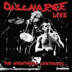 Discharge The Nightmare Continues... Live Vinyl LP