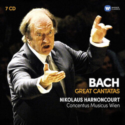Johann Sebastian Bach / Nikolaus Harnoncourt Bach Great Cantatas Vinyl LP