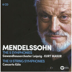 Felix Mendelssohn-Bartholdy / Kurt Masur The 5 Symphonies - The 13 String Symphonies Vinyl LP
