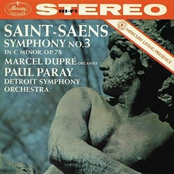 Camille Saint-Saëns / Marcel Dupré / Paul Paray / Detroit Symphony Orchestra Symphony  No. 3 In C Minor, Op. 78 Vinyl LP