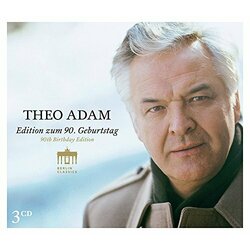 Theo Adam 90Th Birthday Edition Works By Wagner/Strauss/Mozart/Bach 3 CD