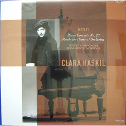 Wolfgang Amadeus Mozart / Clara Haskil / Wiener Symphoniker / Bernhard Paumgartner Piano Concerto No. 20 •  Rondo For Piano & Orchestra Vinyl LP