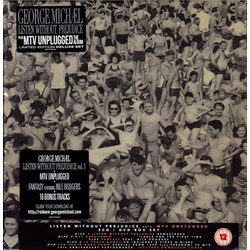 George Michael Listen Without Prejudice + MTV Unplugged Vinyl LP