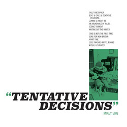 Mikey Erg Tentative Decisions Vinyl LP